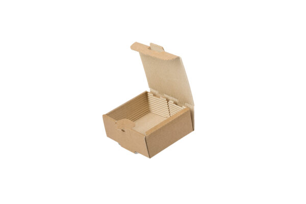Δίφυλλο Χάρτινο Κουτί Φαγητού Kraft Μονής Πατάτας