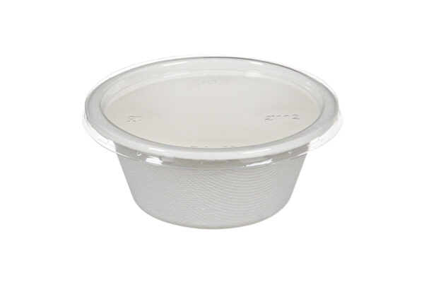 PET Lid for Sugarcane Dressing Cups 8 oz. | OL-A Products