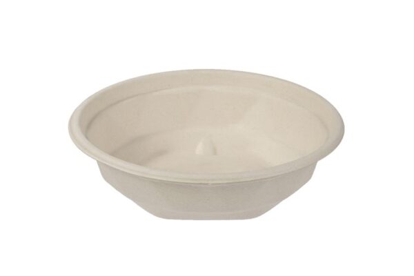 Round Sugarcane Soup Bowl 500 ml. | OL-A Products