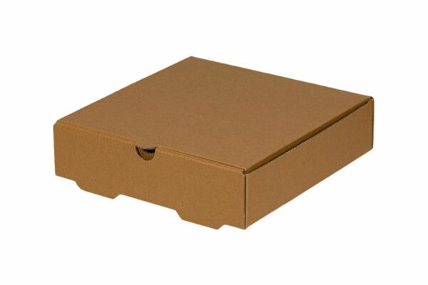 Square Kraft Food Box for Waffle 20x20x5 cm. | OL-A Products
