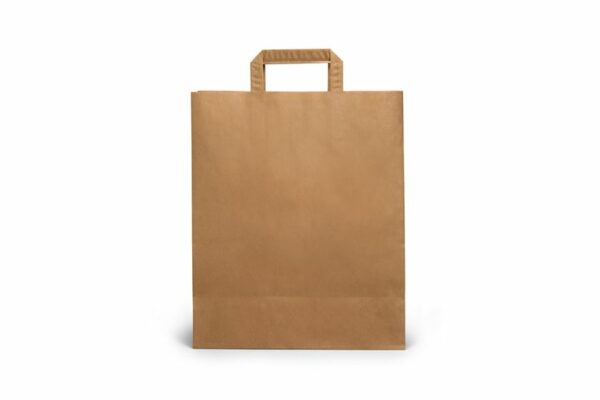 Kraft Paper Bag with Internal Handle 26x17x29 cm. | OL-A Products
