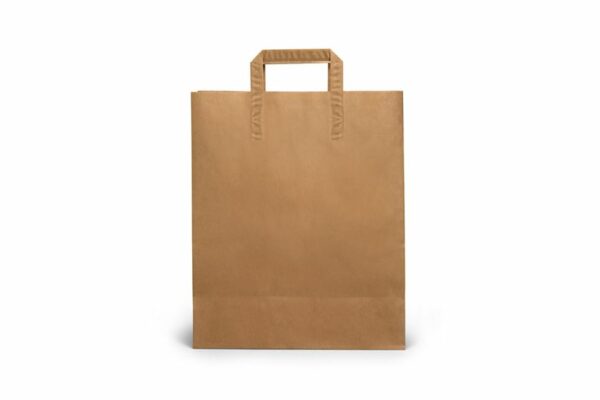 Kraft Paper Bag with Reinforced External Handles 26 x 17 x 29 cm. | OL-A Products