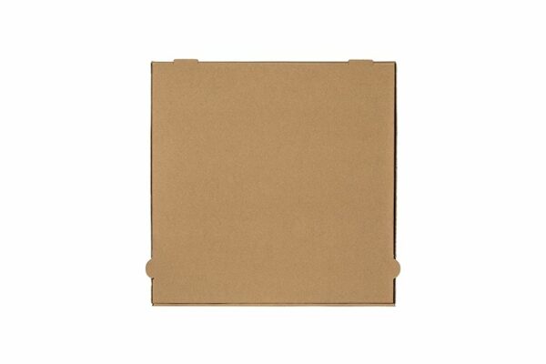 Kraft Paper Pizza Boxes Νο Design FSC® 36x36x4,2cm. | OL-A Products