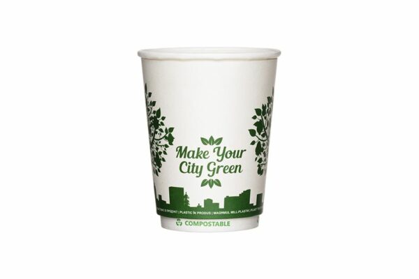 Χάρτινο Ποτήρι 14oz Waterbased Green City | OL-A Products
