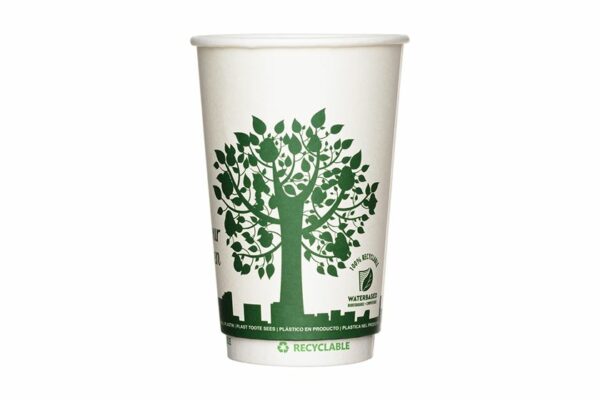 Χάρτινο Ποτήρι 16oz Waterbased Green City | OL-A Products