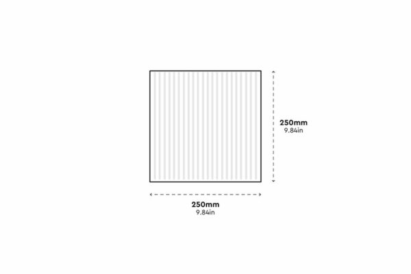 Δίφυλλος Πάτος για Κουτιά Πίτσας 25x25 cm. | OL-A Products