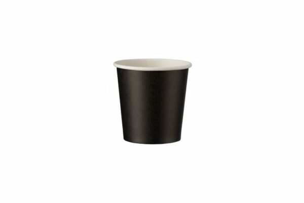 Paper Cup Single Wall 4oz Black Colour | OL-A Products