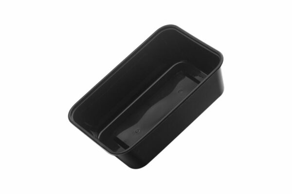 Food Container M/W Injection 750 ml. Rectangular Black Transparent Lid 6x50 pcs. | OL-A Products
