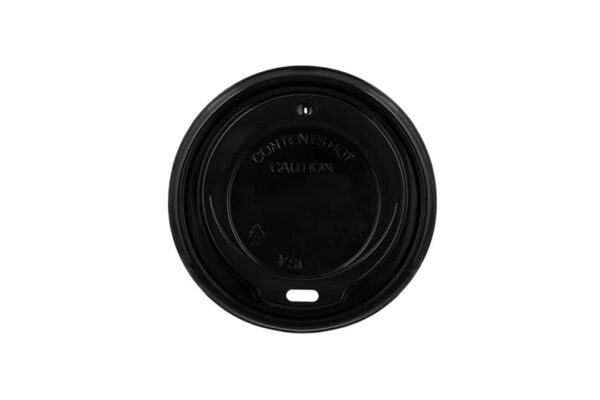 PP Sip Lid Black 80mm | OL-A Products