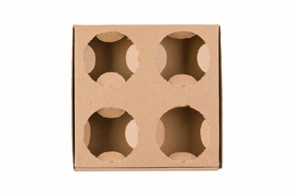 Ποτηροθήκη Kraft 4 Θέσεων 19 x 19 x 4.5 cm. | OL-A Products