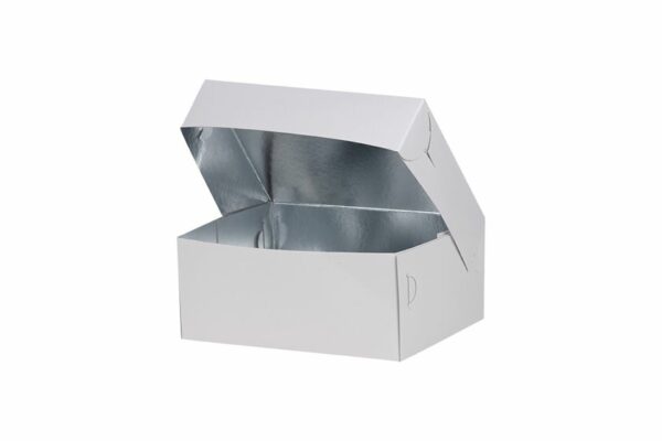 White Confectionary Paper Box Inner Metalised PET Coating K6 | OL-A Products